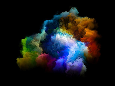 活力比特彩虹岛系列抽象设计由充满活力的色调和梯度组成，与艺术、创意和设计相关