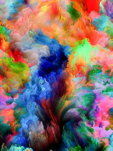 画云系列丰富多彩的数字油的主题创意和艺术。