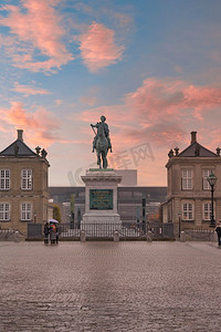 royal摄影照片_哥本哈根的Royal Amalienborg Palace丹麦