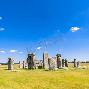 巨石阵摄影照片_英国巨石阵景观英国，联合国教科文组织世界遗产。