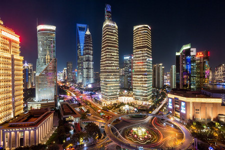 上海旅行摄影照片_陆家嘴，中国，亚洲城市风貌