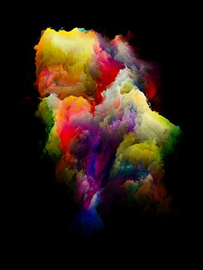 补丁摄影照片_油漆粒子。彩虹岛系列抽象背景由色调和梯度的充满活力的补丁在艺术，创造力和设计的主题