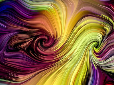 抽象色彩漩涡壁纸的主题抽象艺术，动态设计和创造力。彩色漩涡系列