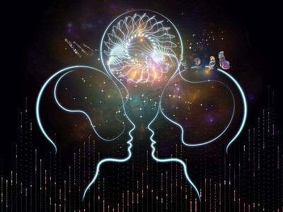 思想系列会议.荧光壁纸桌面花纹