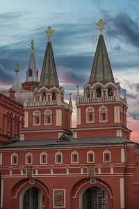 俄罗斯国家历史博物馆。位于莫斯科红场