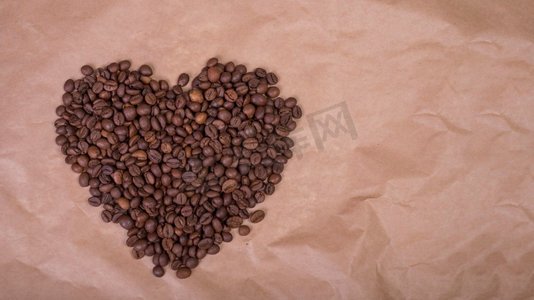 心形咖啡豆纸