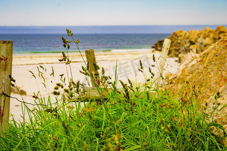 克莱因蓝水波底纹摄影照片_ 海滩，布莱克，景观，海景