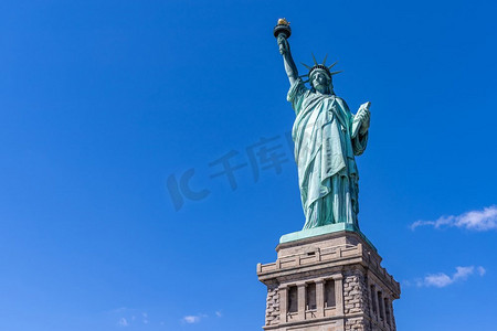 铜摄影照片_美国纽约市自由女神像