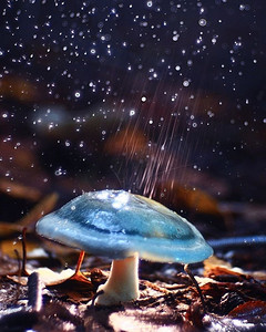 赛季摄影照片_小毒蘑菇，魔术图片