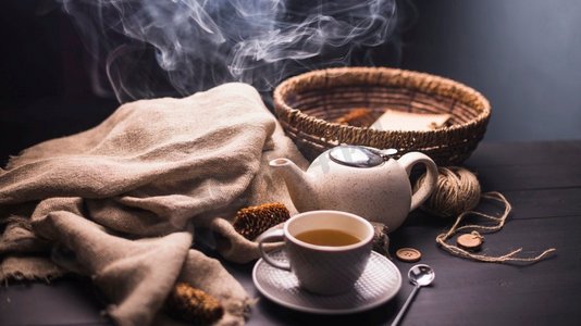 松果茶茶壶袋扣柳条篮球纱桌