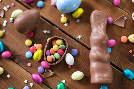  巧克力，兔子，兔子，糖果