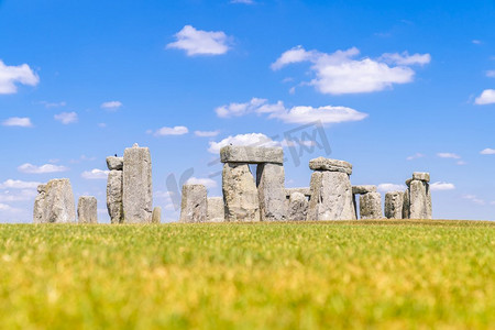 英国巨石阵摄影照片_英国巨石阵景观英国，联合国教科文组织世界遗产。