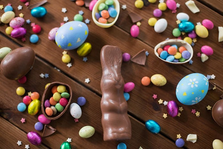  巧克力，兔子，兔子，糖果