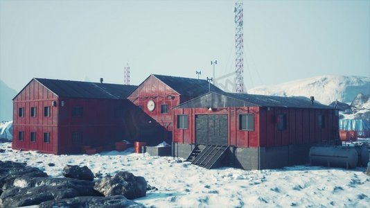 南极半岛的南极基地