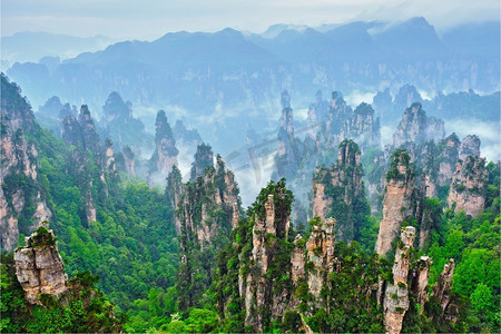  山，风景