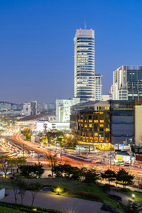 光化门摄影照片_首尔的城市景观