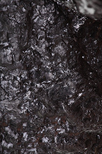 黑色纹理摄影照片_块黑色化石煤纹理背景