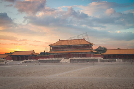 北京，中国，宫殿，古老