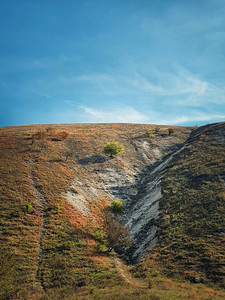  特雷布杰尼，秋天，景观，石灰岩