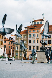 波兰华沙老城区的旅游区华沙老城区的旅游区