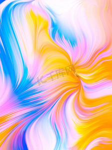 五颜六色的漩涡抽象背景设计。彩色香水系列。