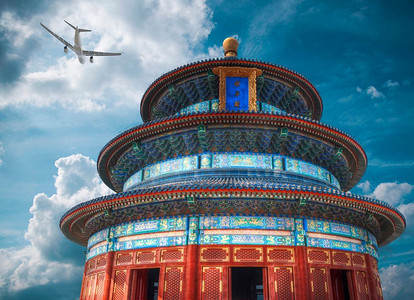 天坛-北京市中心的寺庙和寺院建筑群。天坛-寺庙和寺院