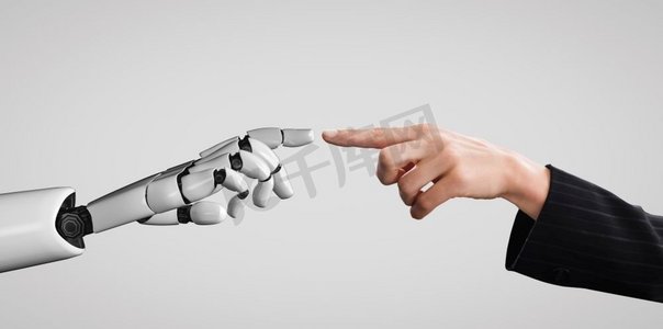 人类手臂摄影照片_技术，人工智能，人工，未来