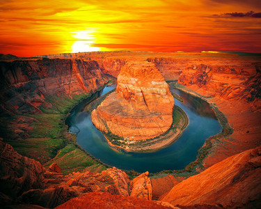 美国亚利桑那州大峡谷的著名景色