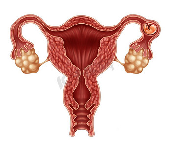 子宫堵塞摄影照片_妊娠、输卵管、妊娠、子宫
