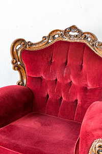 红色复古风格座椅