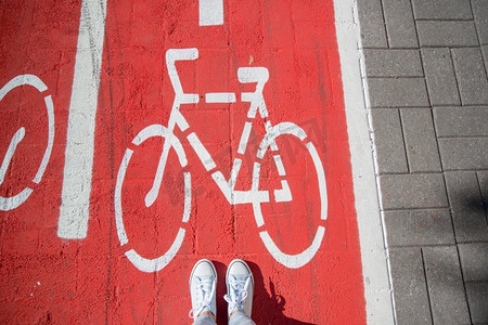 自行车，自行车，公路，交通