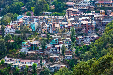 希尔斯摄影照片_希尔站达尔豪斯。印度喜马偕尔邦的Chamba区。Hill station Dalhousie，印度