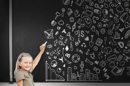 粉笔画教育摄影图片-粉笔画教育摄影作品-千库网