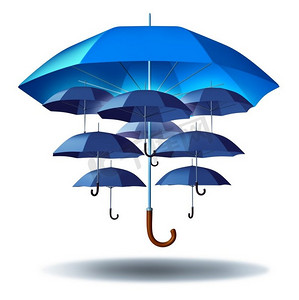 安全保护伞摄影照片_保护伞、概念、社会、成员