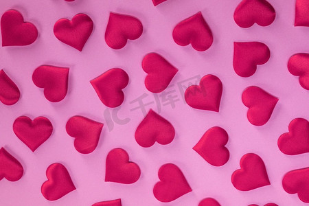情人节情人节S红纸心底多红丝，爱意十足。情人节心形粉色