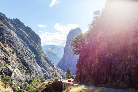 王者貂蝉摄影照片_国王峡谷和塞奎阿国家公园内的国王河峡谷。加利福尼亚。美国