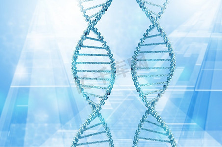 生物科技dna摄影照片_DNA分子。高科技DNA分子的生物化学背景概念