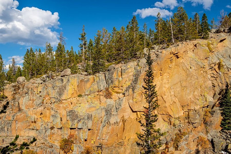 美国科罗拉多州落基山国家公园的岩石。