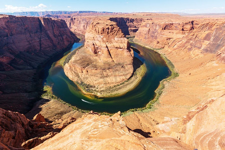 马蹄弯Horseshoe Bend near Page，犹他州