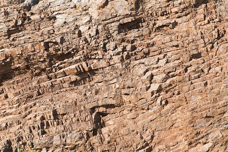 地质与自然概念—大峡谷悬崖的石灰岩。大峡谷悬崖石灰岩