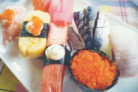 日本生鱼片套装，日本料理