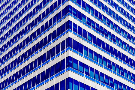 现代办公建筑玻璃建筑细部