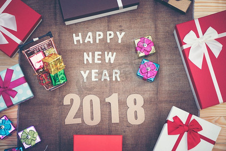 2018周年摄影照片_2018年新年快乐的摘要图片