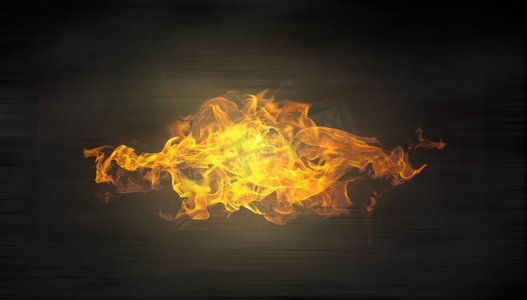 火爆发在一个抽象的背景从两侧。抽象火热线程