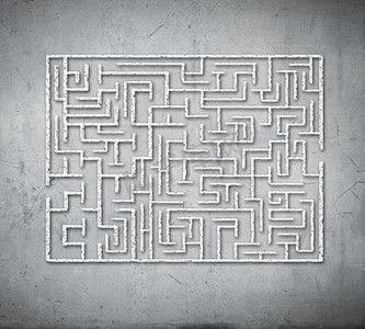 道路迷宫摄影照片_抽象迷宫。在白色背景上画出抽象迷宫。寻找解决方案