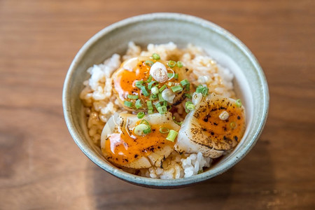 日本料理，烤扇贝饭，日本料理。