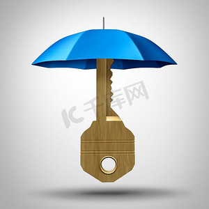 雨伞摄影照片_可访问性、保护、解决方案、锁定