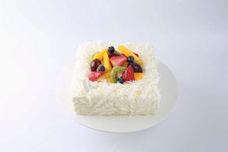 蛋糕糕点精致甜品鲜果蛋糕店烘焙多层芒果白巧生日夹心