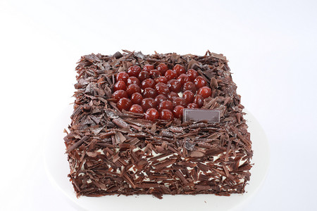 黑森林蛋糕白巧糕点精致甜品蛋糕店烘焙生日多层夹心
