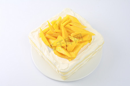 芒果蛋糕糕点精致甜品蛋糕店烘焙生日多层夹心鲜果